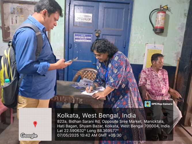Visit to Schools - An IQAC and Admission Committee Initiative on 07/05/2025